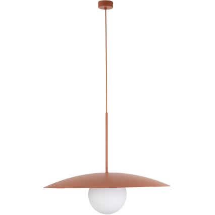 Lustră pe cablu SLATE 1xE27/15W/230V d. 65 cm cărămidă