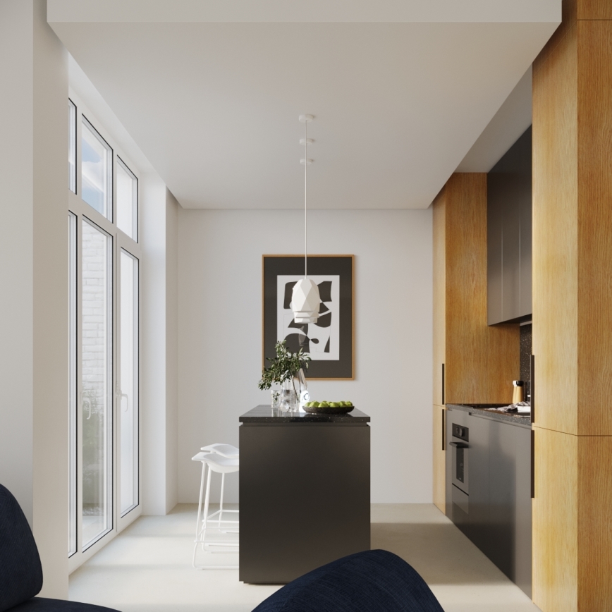 Lustră pe cablu MINT 1xE27/15W/230V ceramică