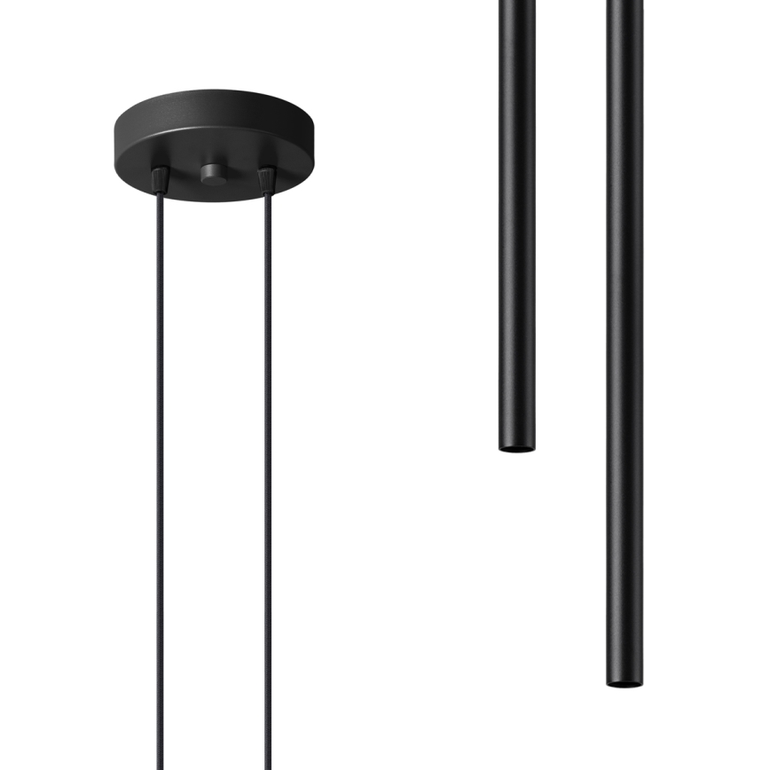 Lustră pe cablu PASTELO 2xG9/8W/230V negru