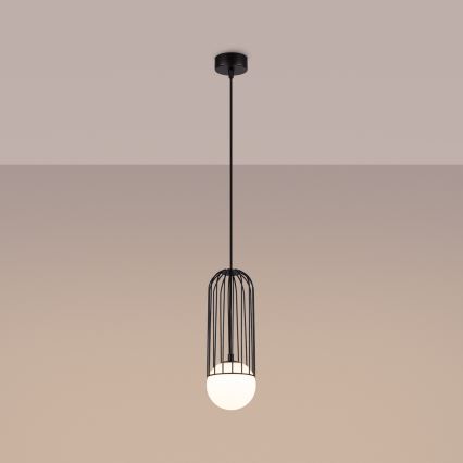 Lustră pe cablu BRINA 1xG9/8W/230V negru