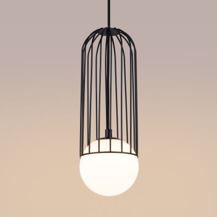 Lustră pe cablu BRINA 1xG9/8W/230V negru