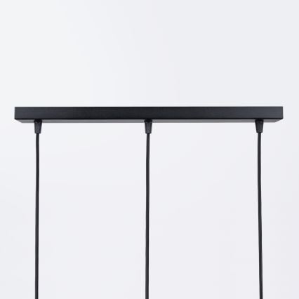 Lustră pe cablu BRINA 3xG9/8W/230V negru