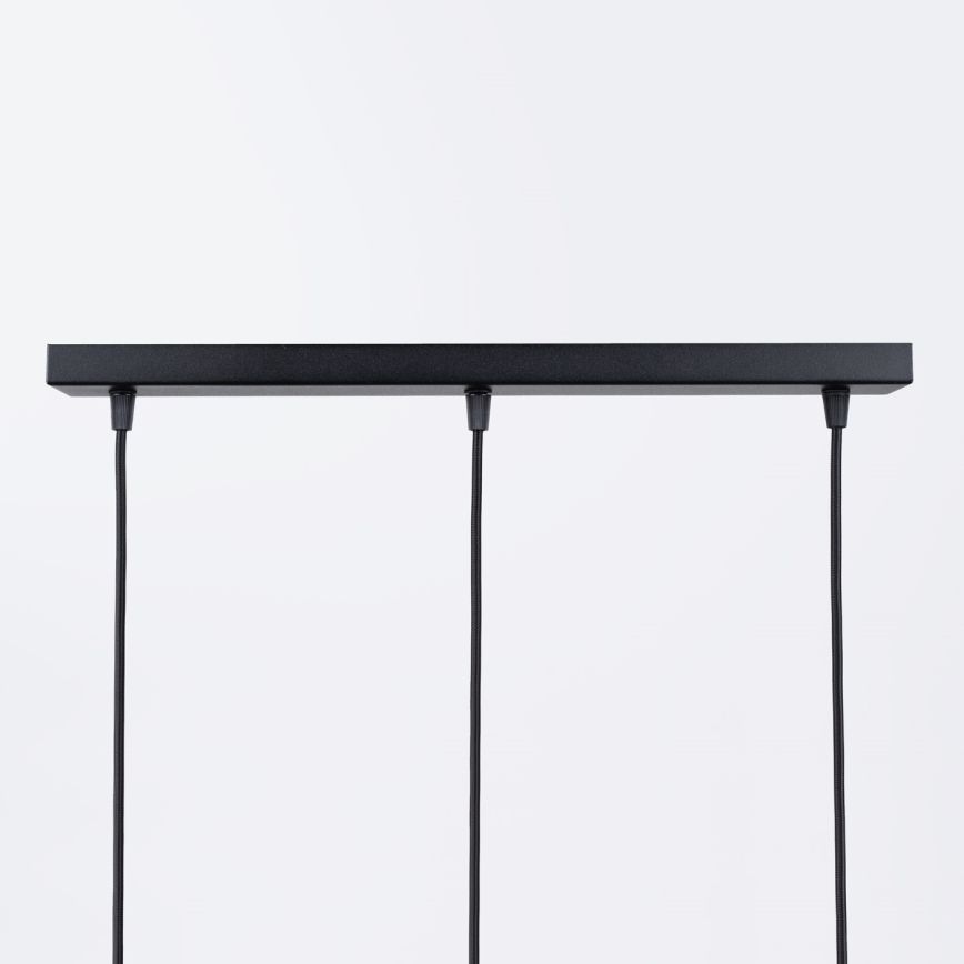 Lustră pe cablu BRINA 3xG9/8W/230V negru