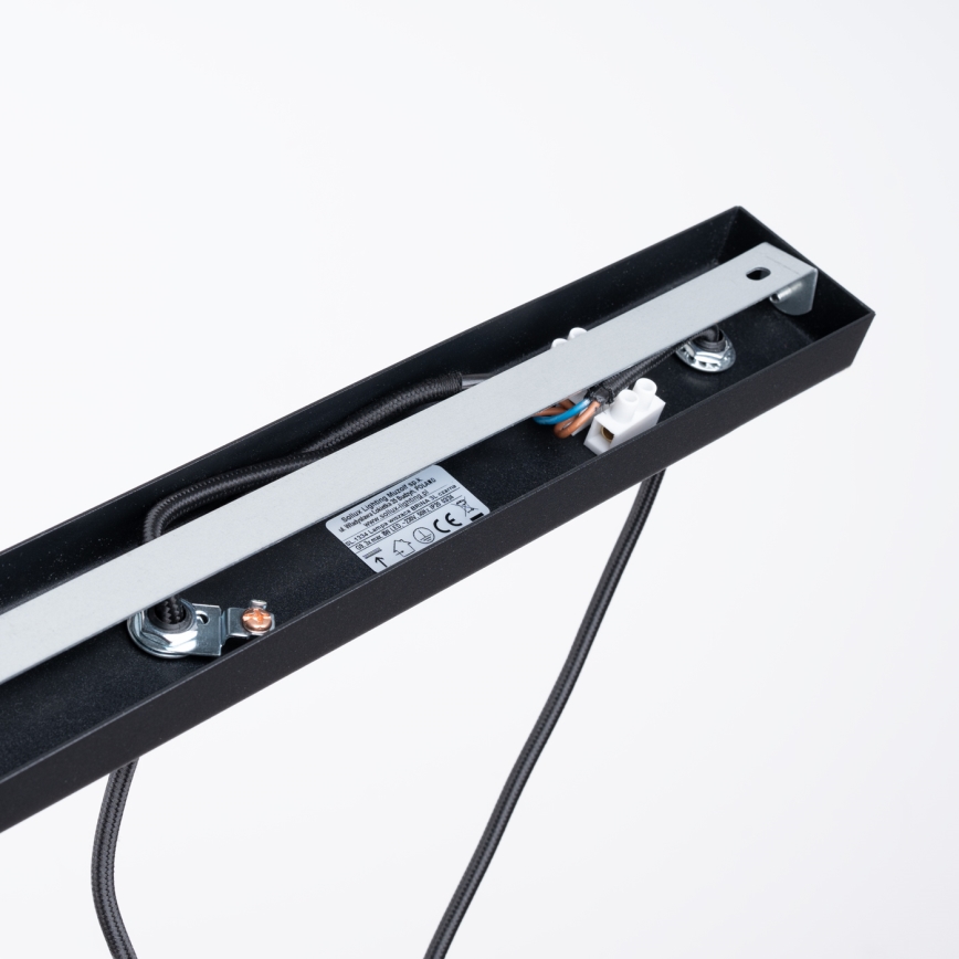 Lustră pe cablu BRINA 3xG9/8W/230V negru