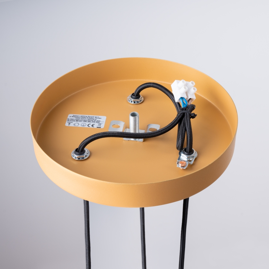 Lustră pe cablu ARCHE 3xG9/8W/230V auriu