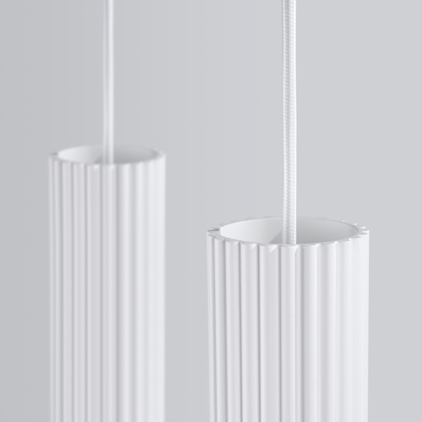 Lustră pe cablu KARBON 2xGU10/10W/230V alb