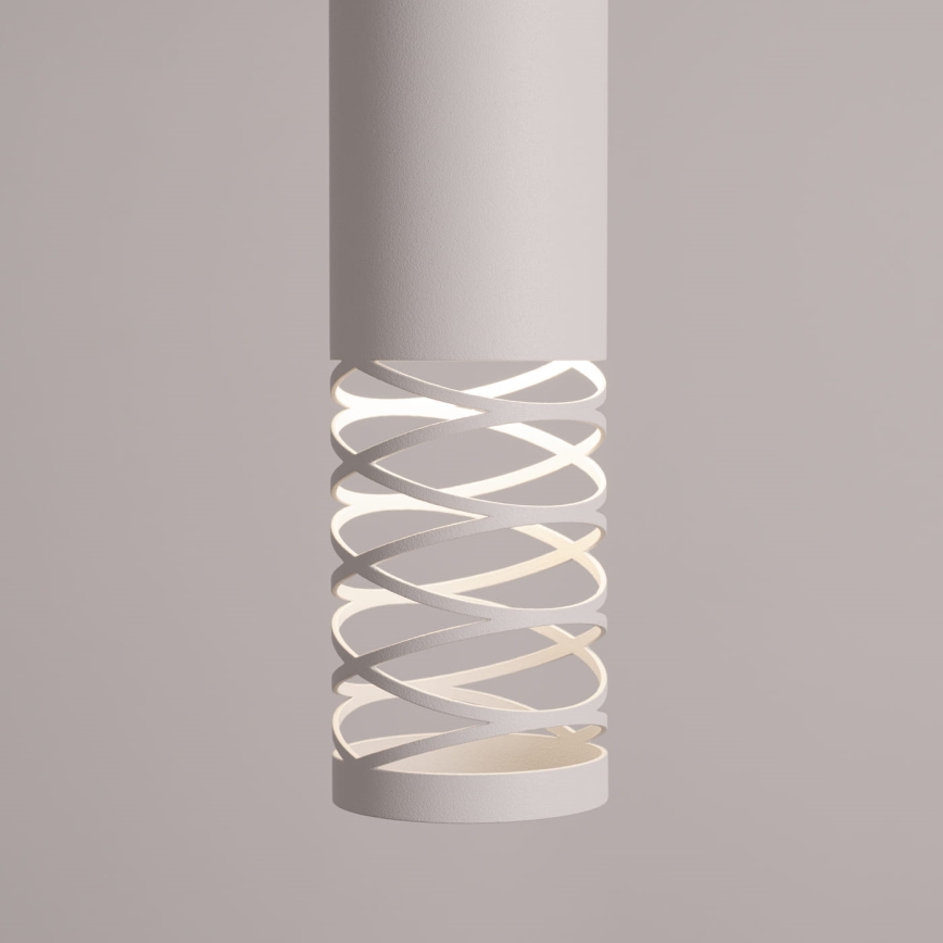 Lustră pe cablu LAMI 1xGU10/10W/230V alb