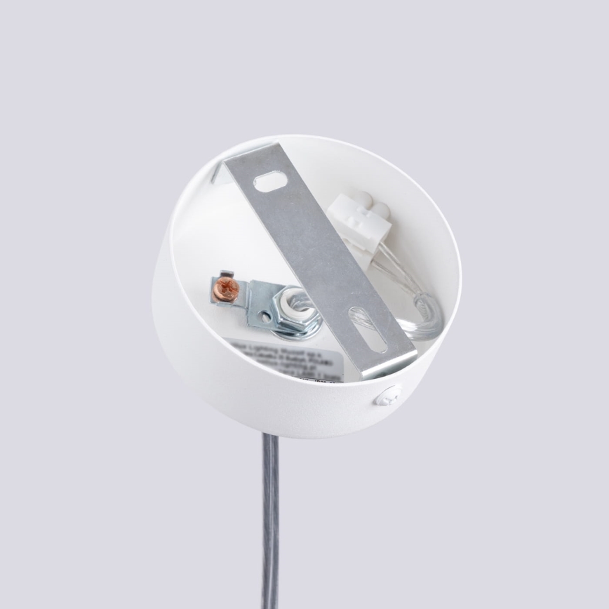 Lustră pe cablu LAMI 1xGU10/10W/230V alb