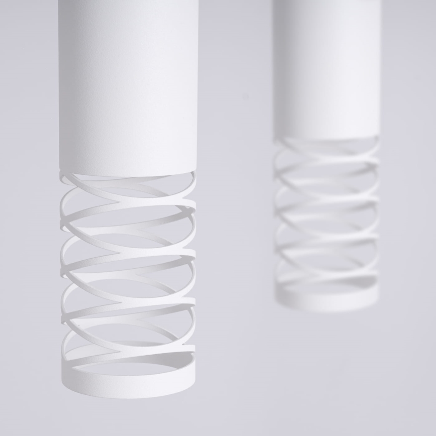 Lustră pe cablu LAMI 2xGU10/10W/230V alb