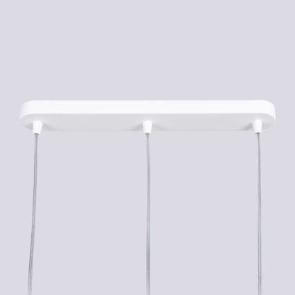 Lustră pe cablu LIRO 3xGU10/10W/230V alb