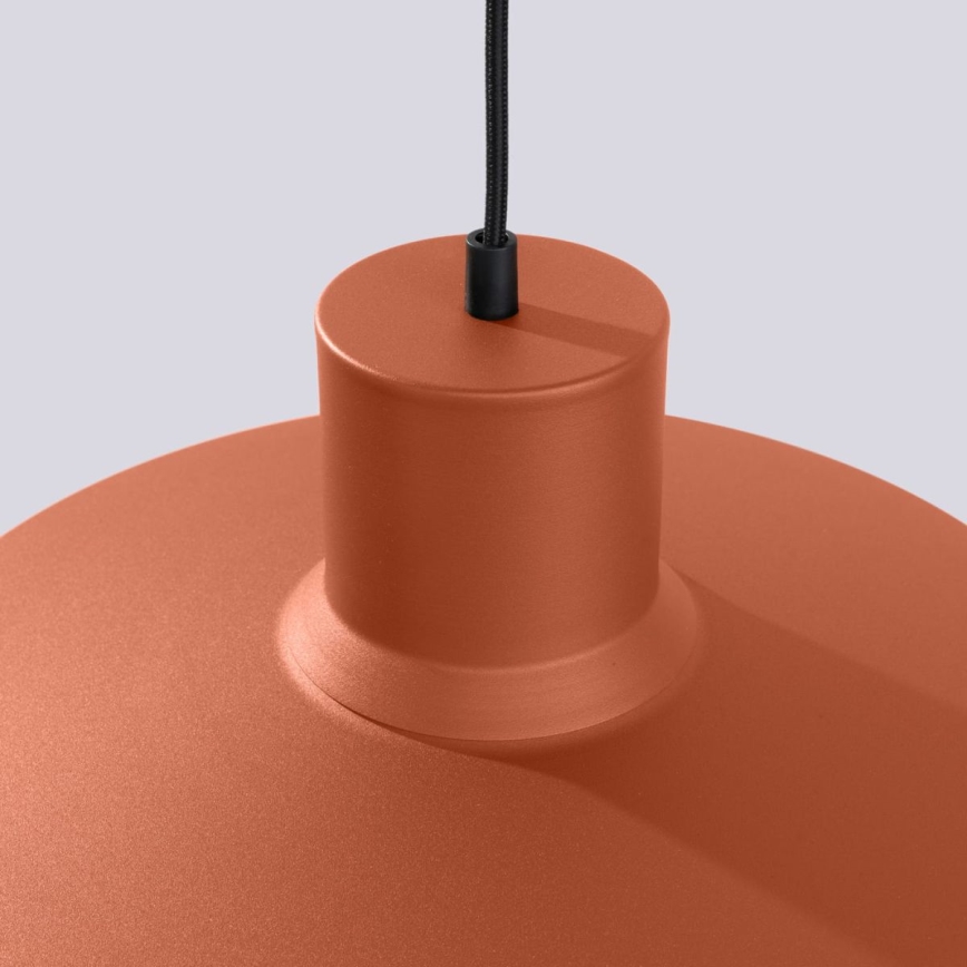 Lustră pe cablu BILO 1xE27/15W/230V d. 35 cm portocaliu