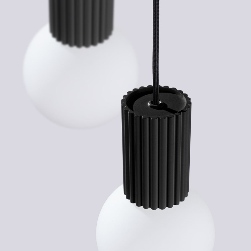 Lustră pe cablu HALO 3xG9/8W/230V d. 25 cm negru