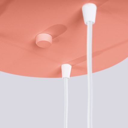 Lustră pe cablu HALO 3xG9/8W/230V d. 25 cm roz