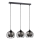 Lustră pe cablu SOLO BLACK 3xE27/60W/230V