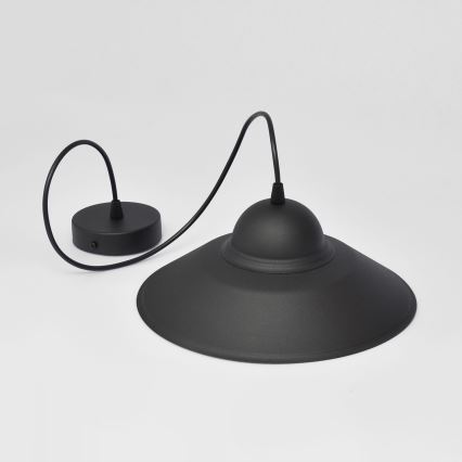 Lustră pe cablu SORAPIS 1xE27/15W/230V negru