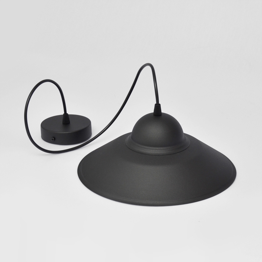 Lustră pe cablu SORAPIS 1xE27/15W/230V negru