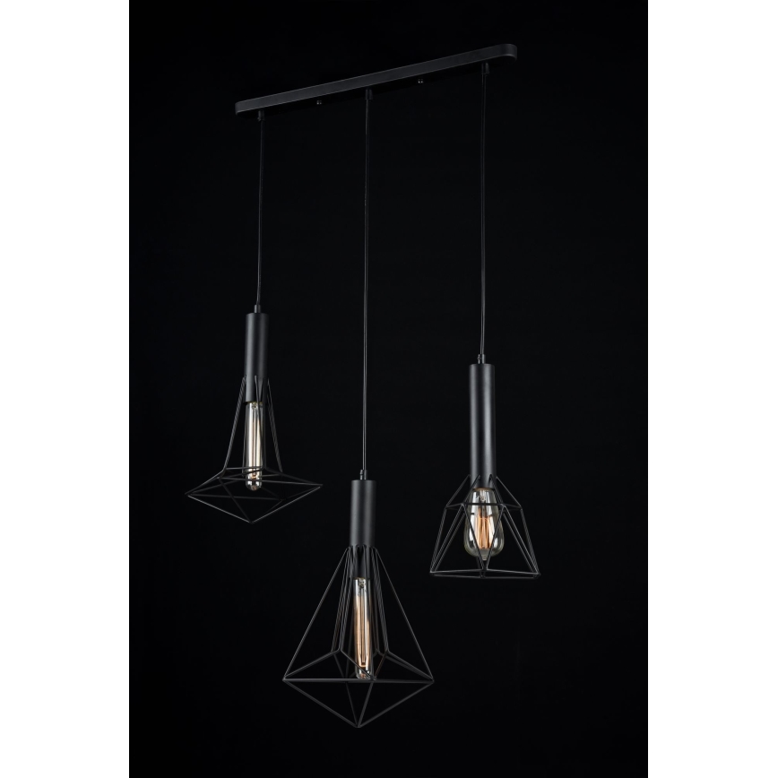 Lustră pe cablu SPIDER 3xE27/60W/230V Maytoni T021-03-B