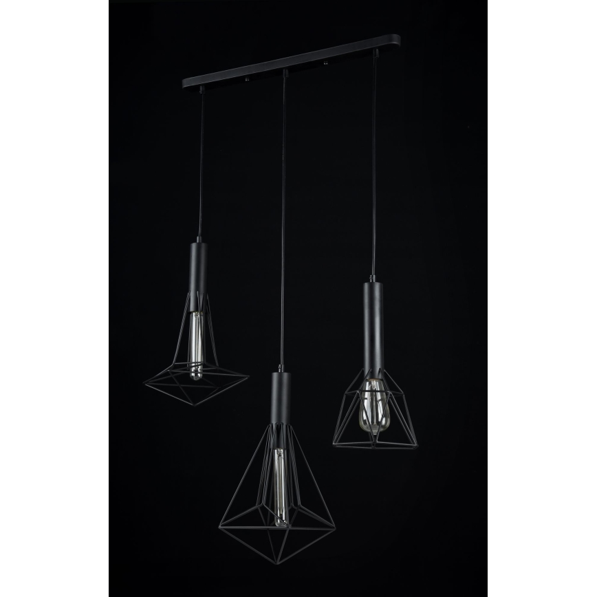 Lustră pe cablu SPIDER 3xE27/60W/230V Maytoni T021-03-B