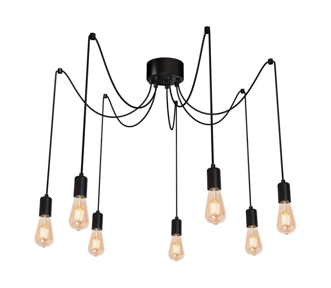 Lustră pe cablu SPINDEL 7xE27/60W/230V