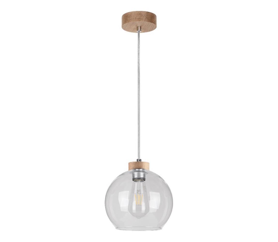 Lustră pe cablu 18710174 LAGUNA 1xE27/60W/230V stejar