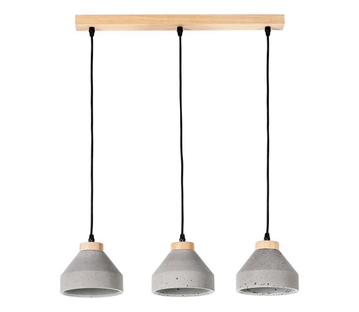 Lustră pe cablu  1929374 TRISTAN 3xE14/40W/230V stejar