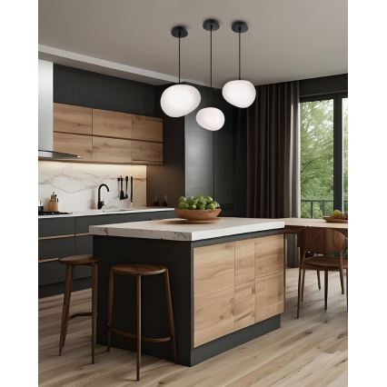 Lustră pe cablu STONES 1xE27/40W/230V d. 30 cm