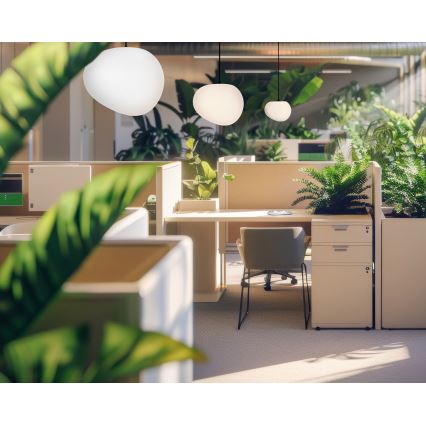 Lustră pe cablu STONES 1xE27/40W/230V d. 30 cm