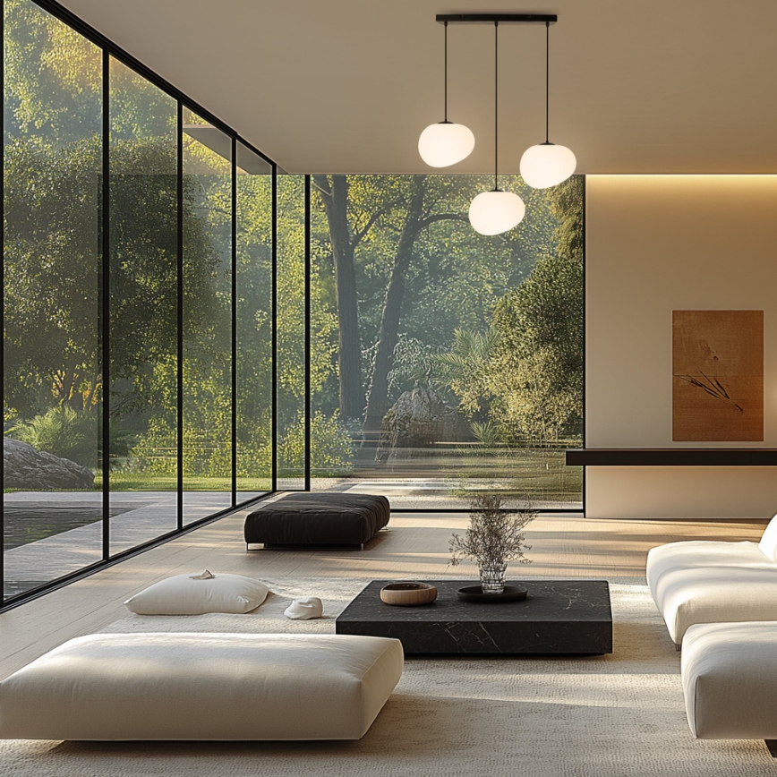 Lustră pe cablu STONES 3xE27/40W/230V