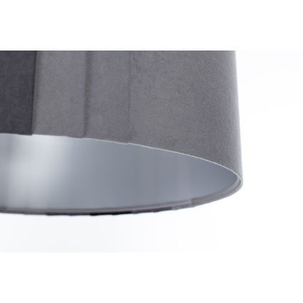 Lustră pe cablu STRIPES 1xE27/60W/230V, diam. 40 cm, gri