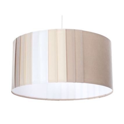 Lustră pe cablu STRIPES, 1xE27/60W/230V, Ø 60 cm, bej