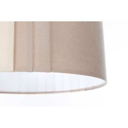 Lustră pe cablu STRIPES, 1xE27/60W/230V, Ø 60 cm, bej