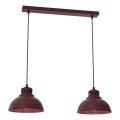 Lustră pe cablu SVEN 2xE27/15W/230V, bordo