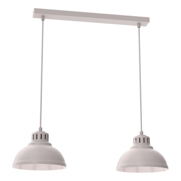 Lustră pe cablu SVEN 2xE27/15W/230V crem