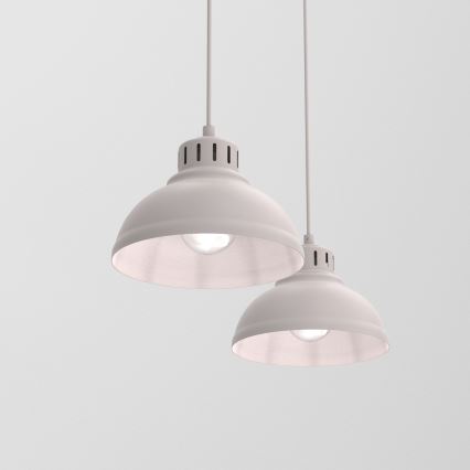 Lustră pe cablu SVEN 2xE27/15W/230V crem