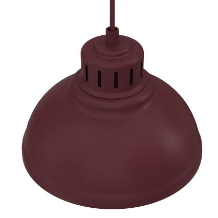 Lustră pe cablu SVEN 4xE27/15W/230V burgund