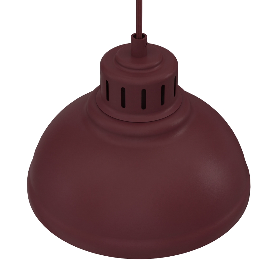 Lustră pe cablu SVEN 4xE27/15W/230V burgund