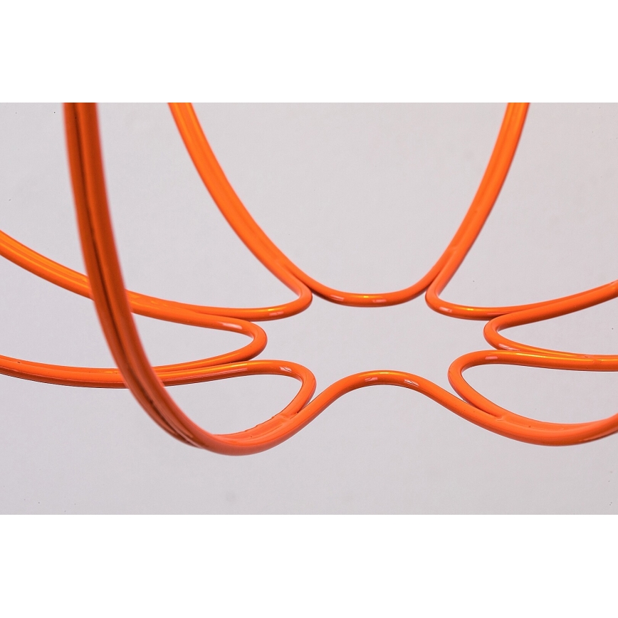 Lustră pe cablu 1xE27/60W/230V negru/portocaliu Rabalux