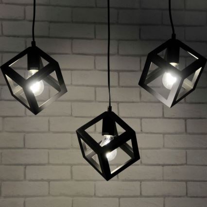 lustră pe cablu SWEDEN 3xE27/20W/230V