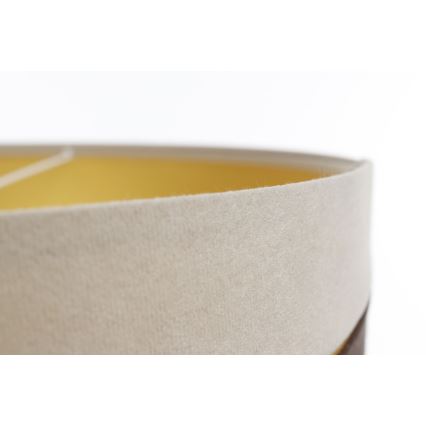 Lustră pe cablu SWING 1xE27/60W/230V maro/bej/auriu