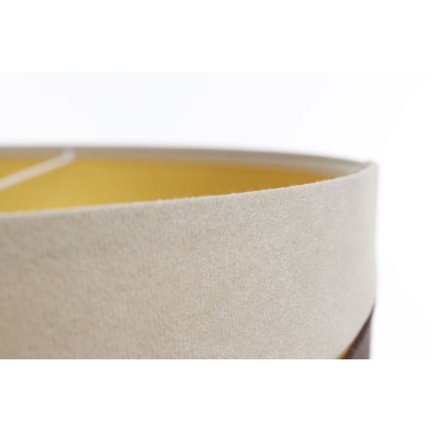 Lustră pe cablu SWING 1xE27/60W/230V maro/bej/auriu