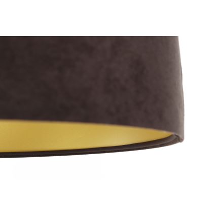 Lustră pe cablu SWING 1xE27/60W/230V maro/bej/auriu