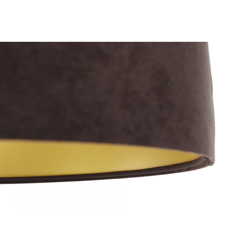 Lustră pe cablu SWING 1xE27/60W/230V maro/bej/auriu