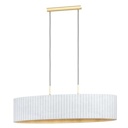 Lustră pe cablu 2xE27/40W/230V albă Eglo