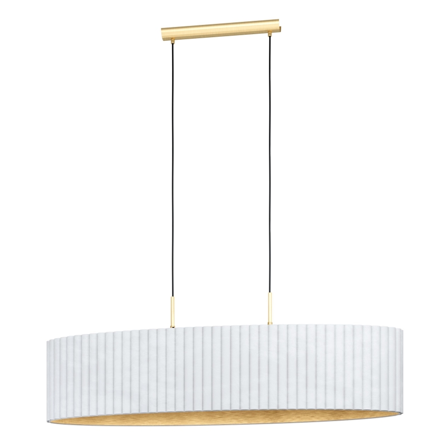 Lustră pe cablu 2xE27/40W/230V albă Eglo