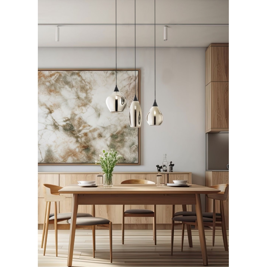 Lustră pe cablu TANNER 1xE14/28W/230V d. 12 cm Redo 01-3189