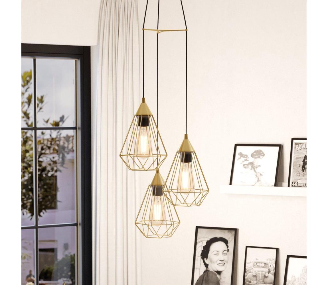 Lustră pe cablu TARBES 3xE27/60W/230V Eglo 43683