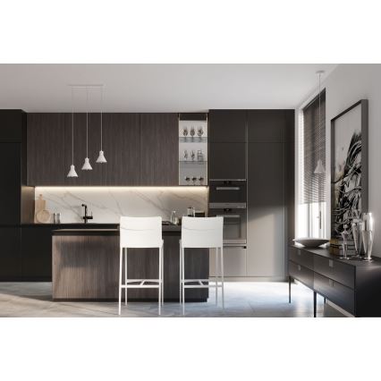 Lustră pe cablu TAZILA 3xES111/60W/230V albă