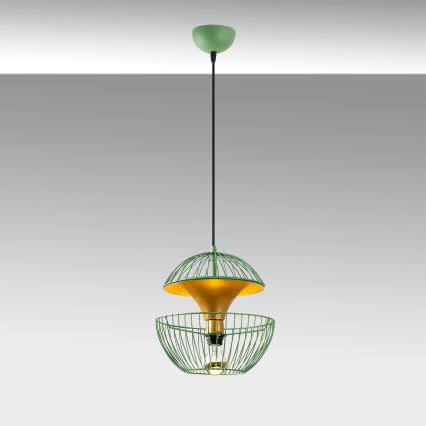 Lustră pe cablu TELMANDER 1xE27/40W/230V verde