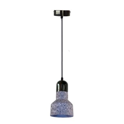 Lustră pe cablu TERRAZZO 1xE27/60W/230V d. 12 cm gri