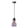 Lustră pe cablu TERRAZZO 1xE27/60W/230V d. 12 cm roșu